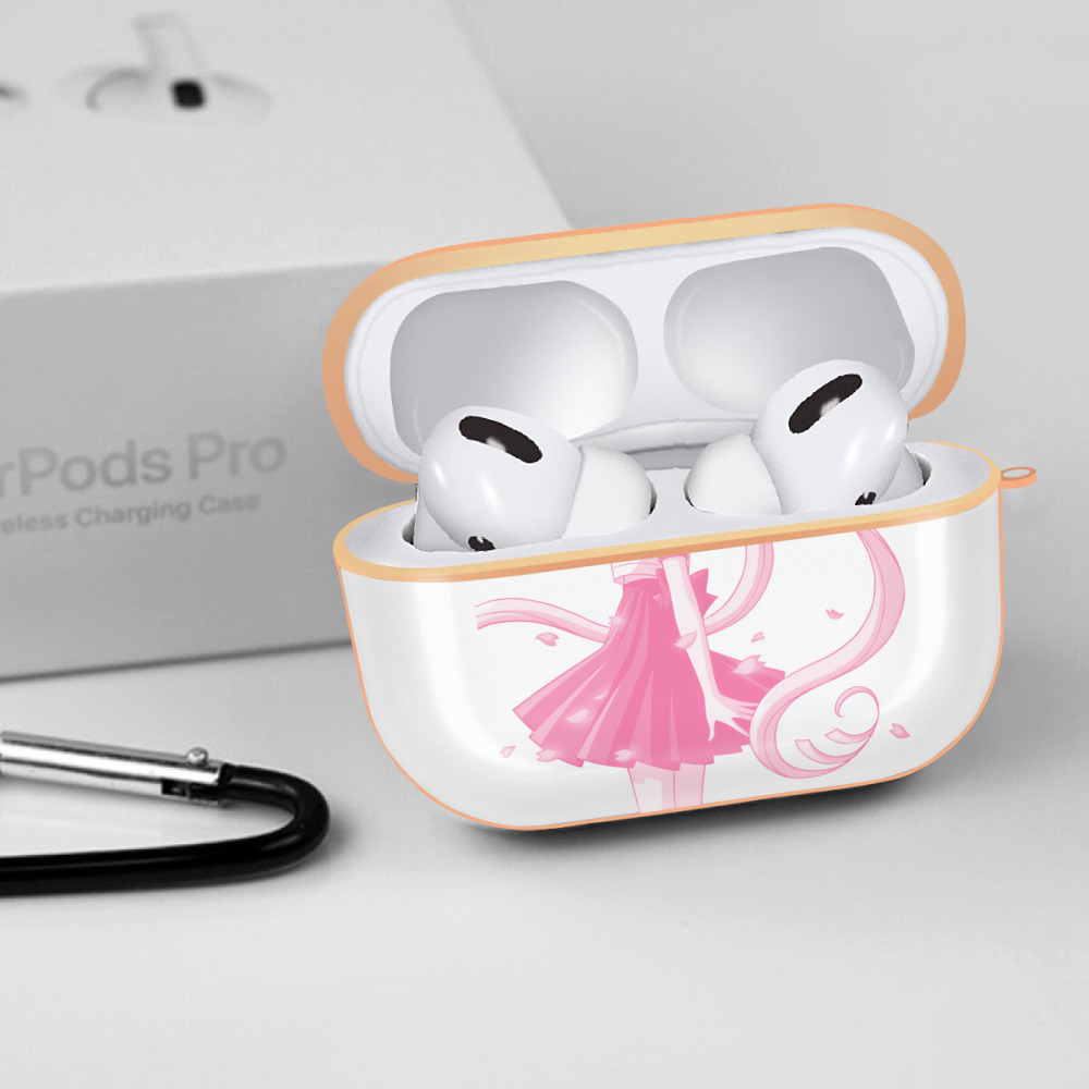 美少女戦士セーラームーン 愛野 美奈子 あいの みなこ Sailor Moon Aino Minako 【AirPods Pro用】ハードシェル保護ケース｜耐衝撃・防指紋・カラビナ付き商品仕様