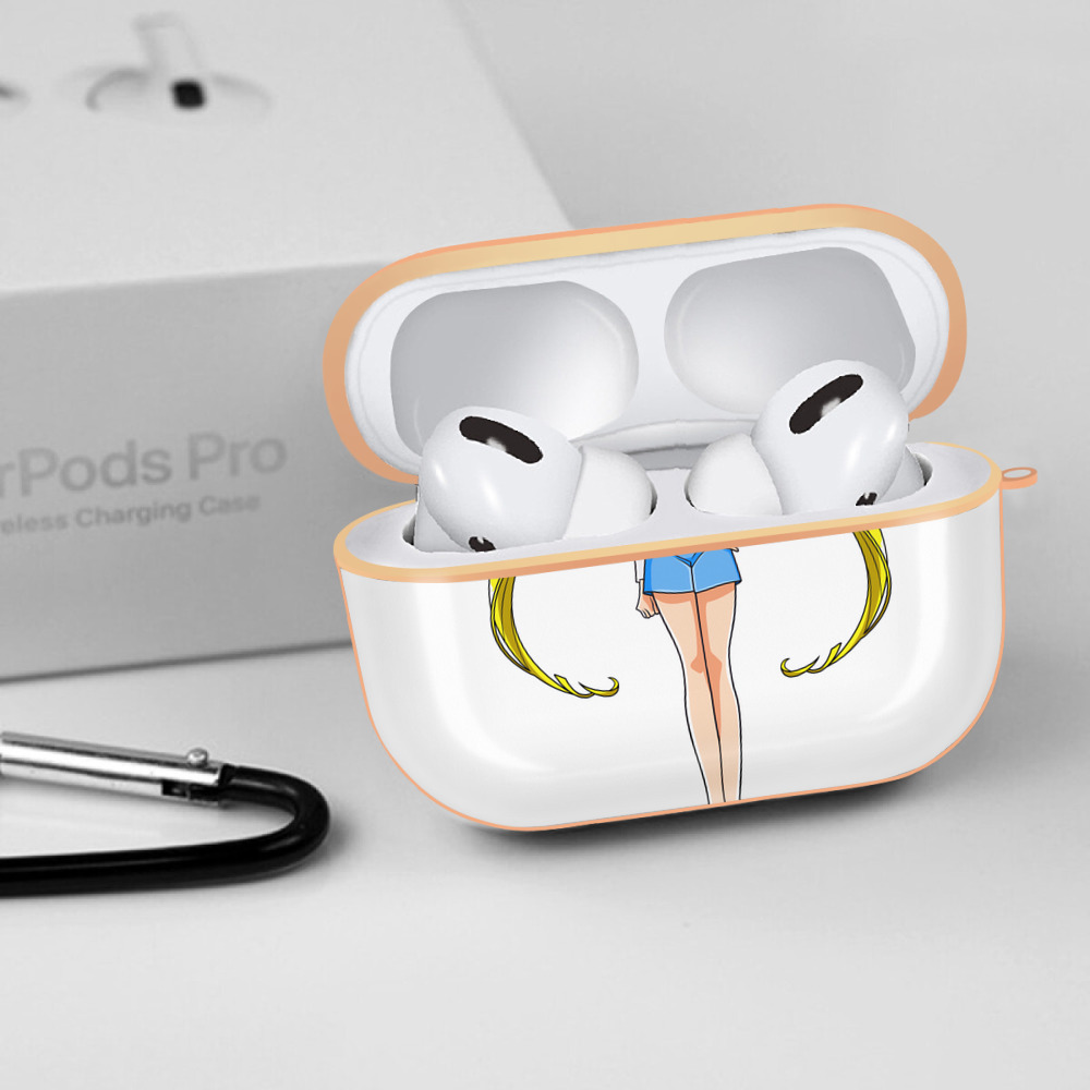 美少女戦士セーラームーン 愛野 美奈子 あいの みなこ Sailor Moon Aino Minako 【AirPods Pro用】ハードシェル保護ケース｜耐衝撃・防指紋・カラビナ付き商品仕様
