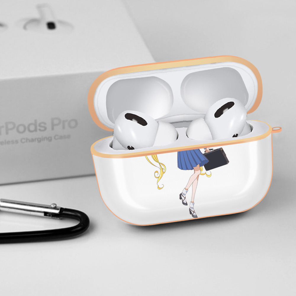美少女戦士セーラームーン 愛野 美奈子 あいの みなこ Sailor Moon Aino Minako 【AirPods Pro用】ハードシェル保護ケース｜耐衝撃・防指紋・カラビナ付き商品仕様