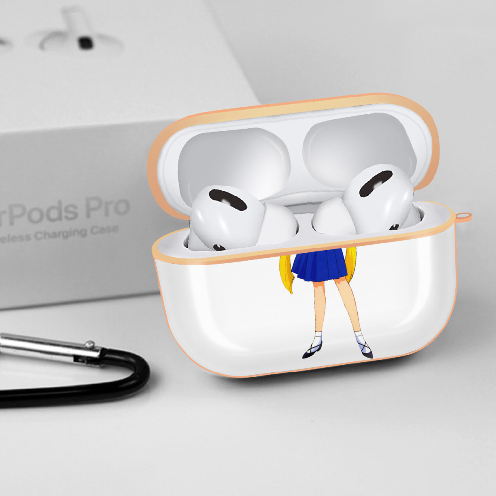 美少女戦士セーラームーン 愛野 美奈子 あいの みなこ Sailor Moon Aino Minako 【AirPods Pro用】ハードシェル保護ケース｜耐衝撃・防指紋・カラビナ付き商品仕様
