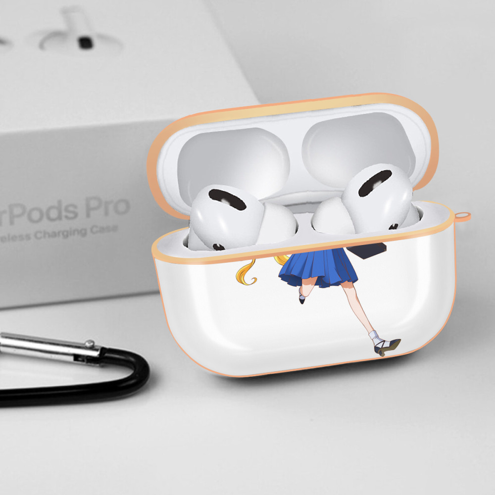 美少女戦士セーラームーン 愛野 美奈子 あいの みなこ Sailor Moon Aino Minako 【AirPods Pro用】ハードシェル保護ケース｜耐衝撃・防指紋・カラビナ付き商品仕様