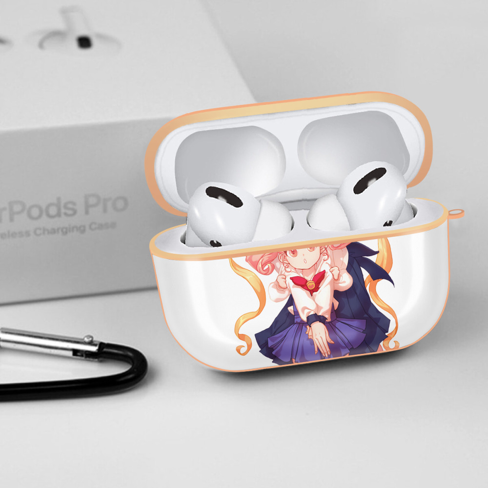 美少女戦士セーラームーン 愛野 美奈子 あいの みなこ Sailor Moon Aino Minako 【AirPods Pro用】ハードシェル保護ケース｜耐衝撃・防指紋・カラビナ付き商品仕様