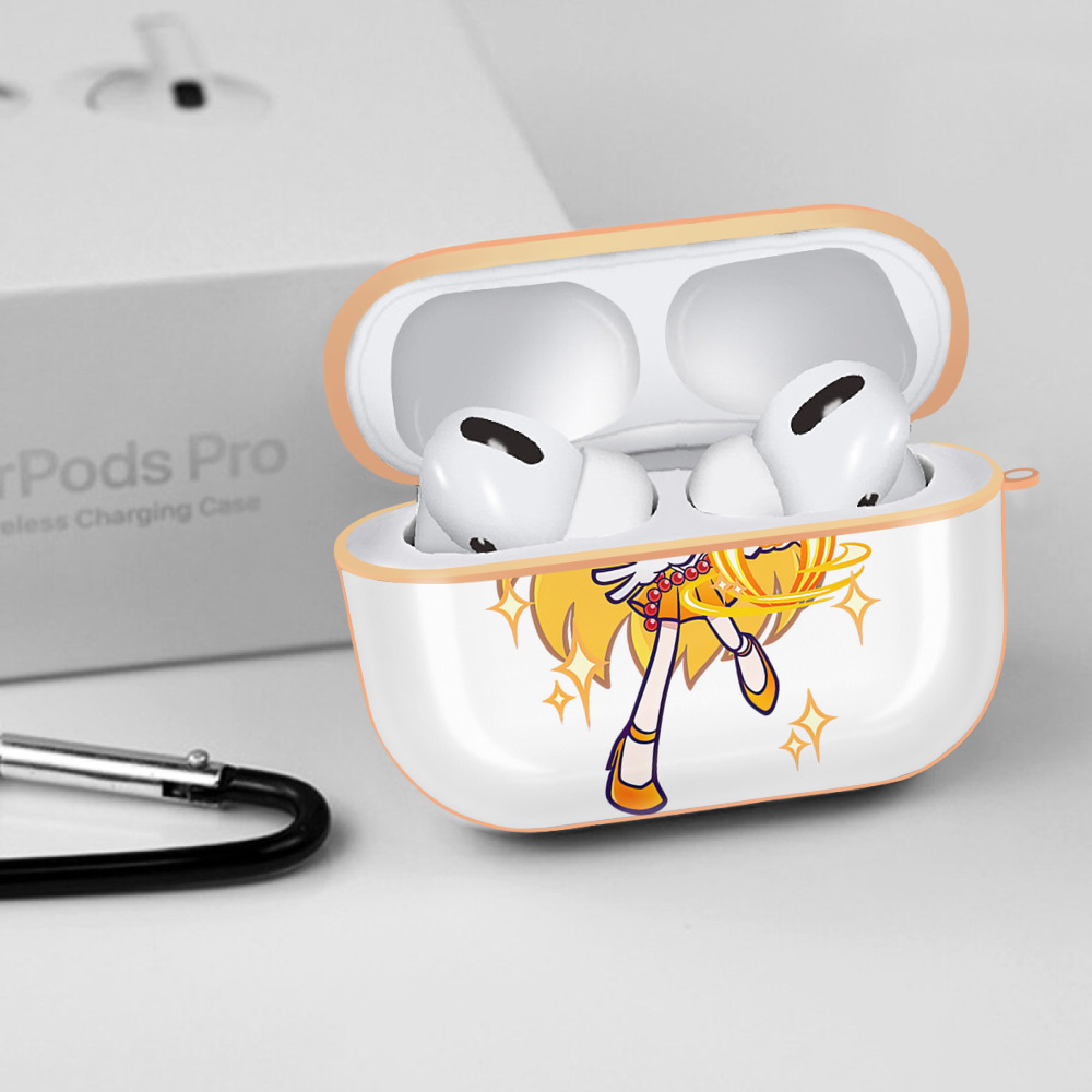 美少女戦士セーラームーン 愛野 美奈子 あいの みなこ Sailor Moon Aino Minako 【AirPods Pro用】ハードシェル保護ケース｜耐衝撃・防指紋・カラビナ付き商品仕様