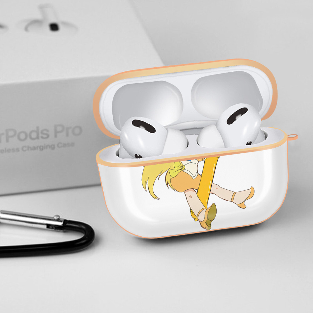 美少女戦士セーラームーン 愛野 美奈子 あいの みなこ Sailor Moon Aino Minako 【AirPods Pro用】ハードシェル保護ケース｜耐衝撃・防指紋・カラビナ付き商品仕様
