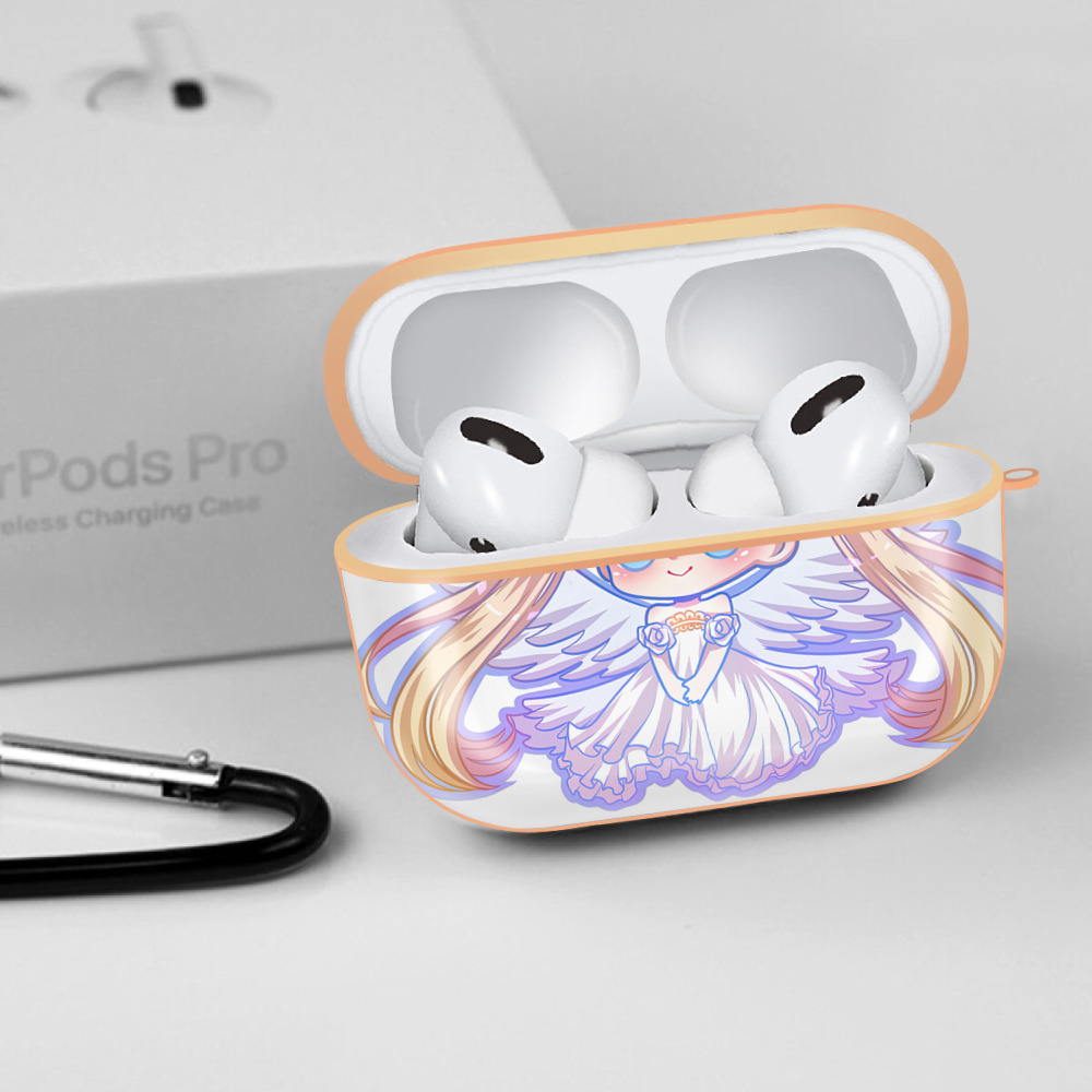 美少女戦士セーラームーン 愛野 美奈子 あいの みなこ Sailor Moon Aino Minako 【AirPods Pro用】ハードシェル保護ケース｜耐衝撃・防指紋・カラビナ付き商品仕様