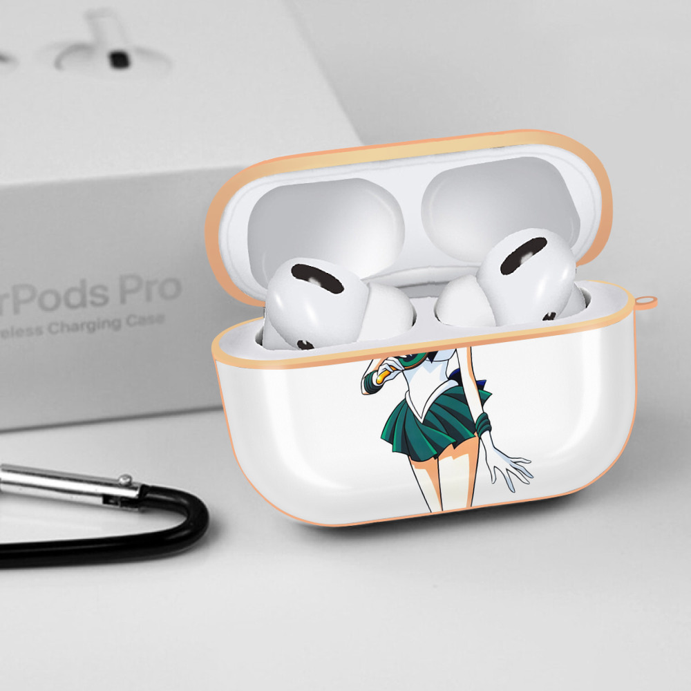 美少女戦士セーラームーン 海王 みちる（かいおう みちる） Sailor Moon Kaiou Michiru 【AirPods Pro用】ハードシェル保護ケース｜耐衝撃・防指紋・カラビナ付き商品仕様