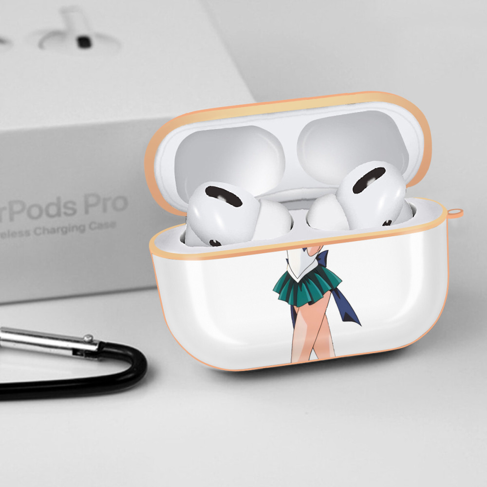 美少女戦士セーラームーン 海王 みちる（かいおう みちる） Sailor Moon Kaiou Michiru 【AirPods Pro用】ハードシェル保護ケース｜耐衝撃・防指紋・カラビナ付き商品仕様