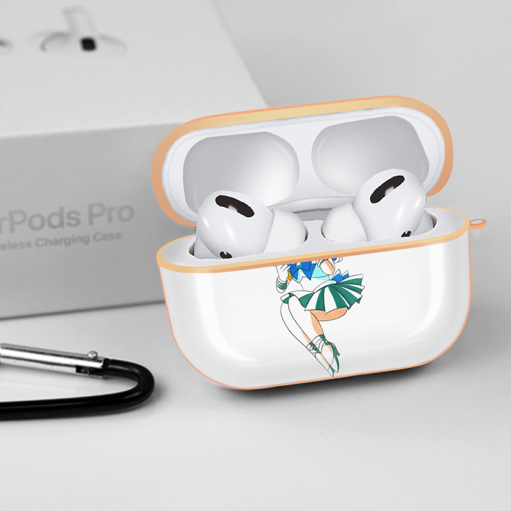 美少女戦士セーラームーン 海王 みちる（かいおう みちる） Sailor Moon Kaiou Michiru 【AirPods Pro用】ハードシェル保護ケース｜耐衝撃・防指紋・カラビナ付き商品仕様