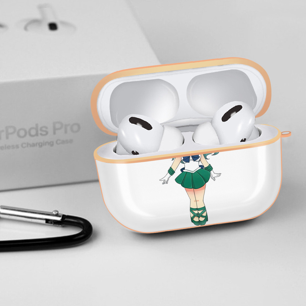 美少女戦士セーラームーン 海王 みちる（かいおう みちる） Sailor Moon Kaiou Michiru 【AirPods Pro用】ハードシェル保護ケース｜耐衝撃・防指紋・カラビナ付き商品仕様