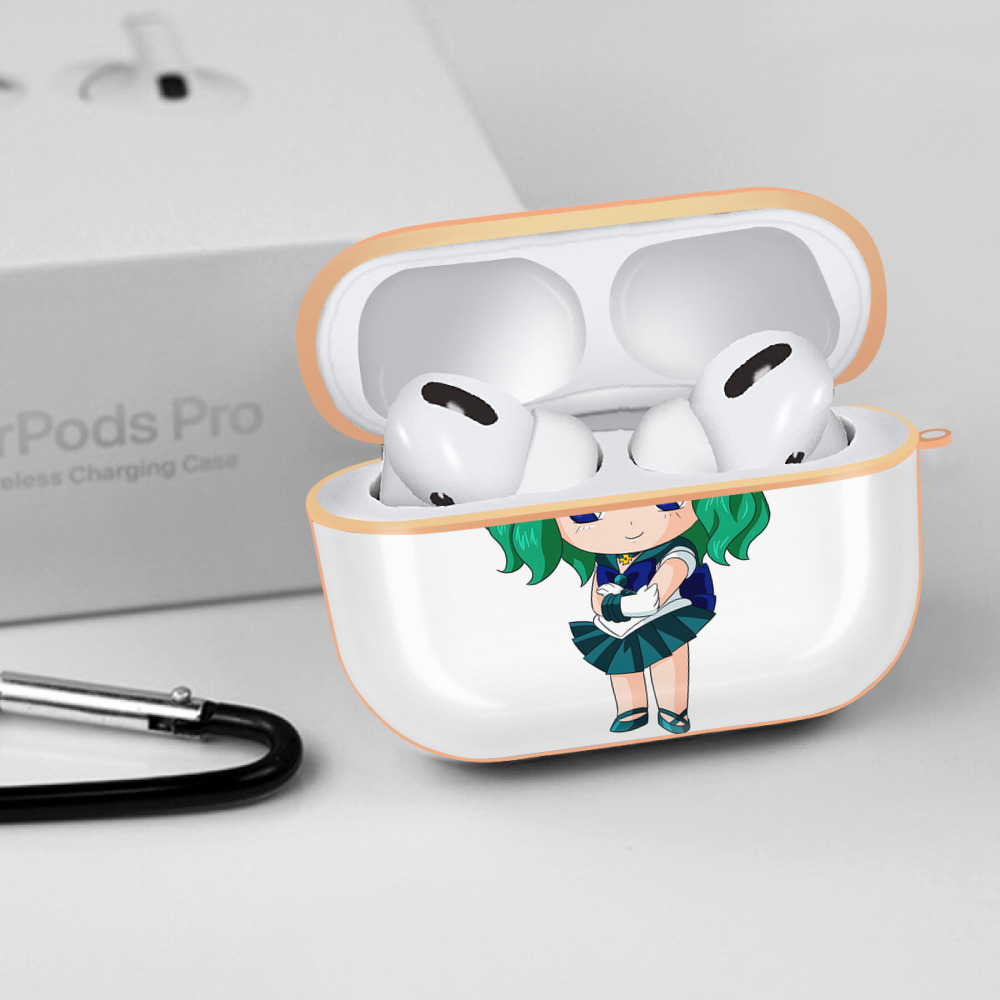 美少女戦士セーラームーン 海王 みちる（かいおう みちる） Sailor Moon Kaiou Michiru 【AirPods Pro用】ハードシェル保護ケース｜耐衝撃・防指紋・カラビナ付き商品仕様