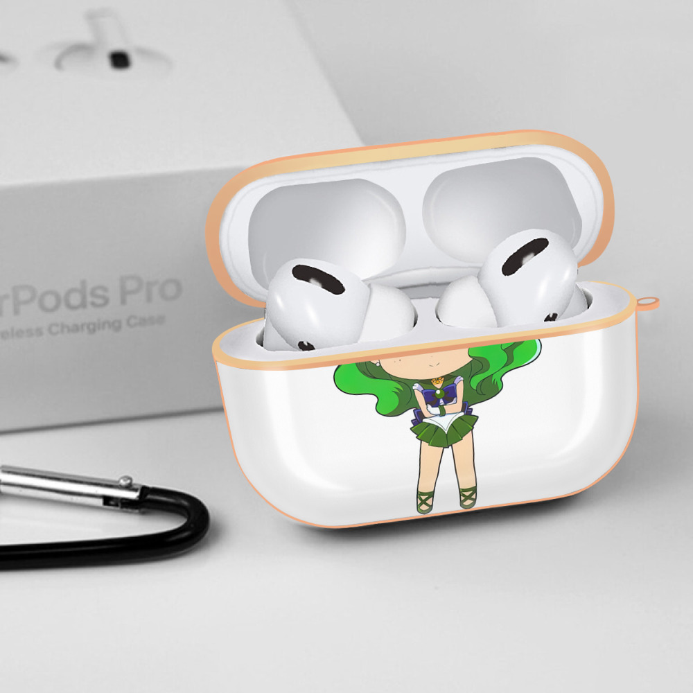 美少女戦士セーラームーン 海王 みちる（かいおう みちる） Sailor Moon Kaiou Michiru 【AirPods Pro用】ハードシェル保護ケース｜耐衝撃・防指紋・カラビナ付き商品仕様