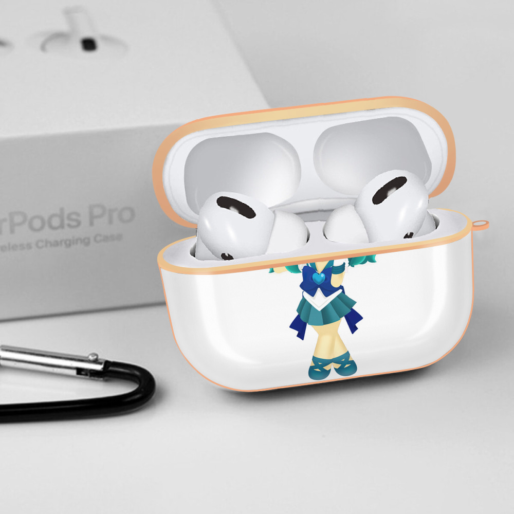 美少女戦士セーラームーン 海王 みちる（かいおう みちる） Sailor Moon Kaiou Michiru 【AirPods Pro用】ハードシェル保護ケース｜耐衝撃・防指紋・カラビナ付き商品仕様