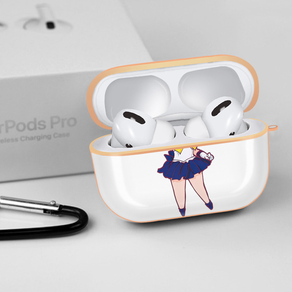 美少女戦士セーラームーン 天王はるか Sailor Moon Tenoh Haruka 【AirPods Pro用】ハードシェル保護ケース｜耐衝撃・防指紋・カラビナ付き商品仕様