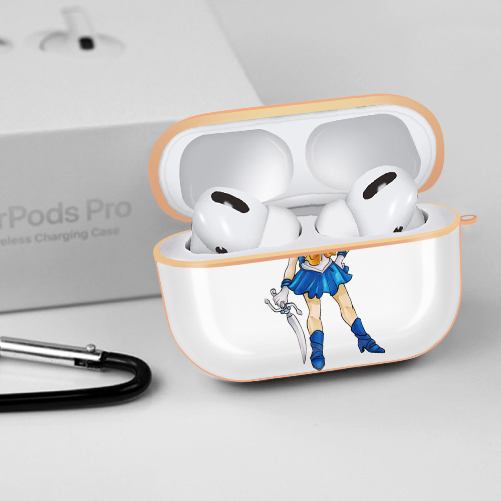 美少女戦士セーラームーン 天王はるか Sailor Moon Tenoh Haruka 【AirPods Pro用】ハードシェル保護ケース｜耐衝撃・防指紋・カラビナ付き商品仕様