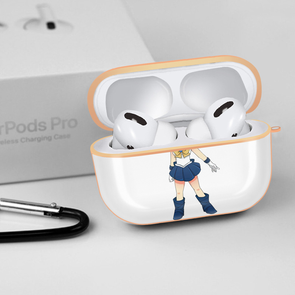 美少女戦士セーラームーン 天王はるか Sailor Moon Tenoh Haruka 【AirPods Pro用】ハードシェル保護ケース｜耐衝撃・防指紋・カラビナ付き商品仕様