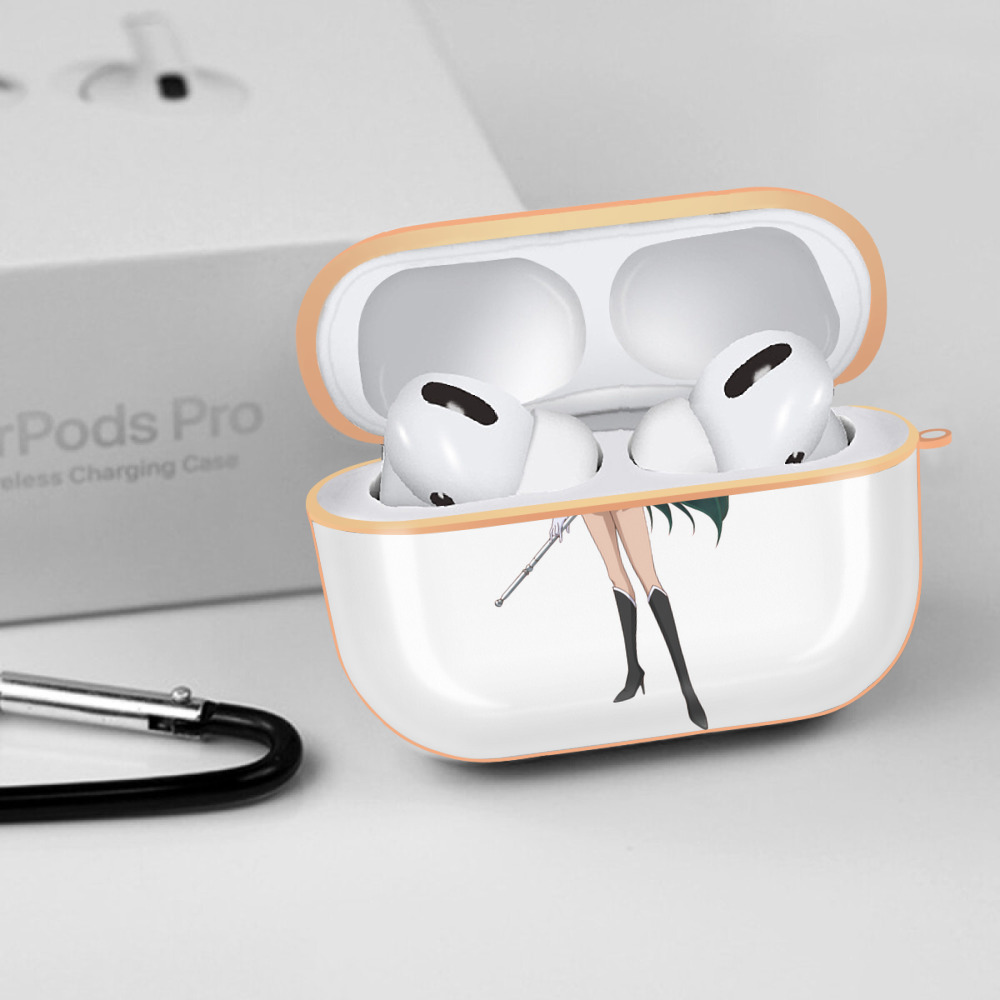 美少女戦士セーラームーン 冥王せつな Sailor Moon Meiou Setsuna 【AirPods Pro用】ハードシェル保護ケース｜耐衝撃・防指紋・カラビナ付き商品仕様
