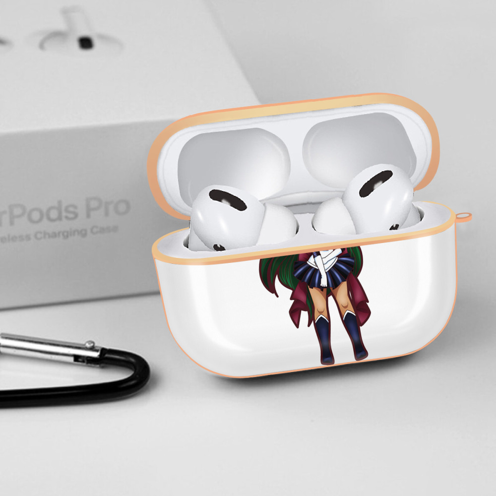 美少女戦士セーラームーン 冥王せつな Sailor Moon Meiou Setsuna 【AirPods Pro用】ハードシェル保護ケース｜耐衝撃・防指紋・カラビナ付き商品仕様