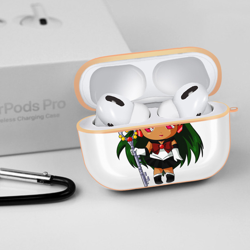 美少女戦士セーラームーン 冥王せつな Sailor Moon Meiou Setsuna 【AirPods Pro用】ハードシェル保護ケース｜耐衝撃・防指紋・カラビナ付き商品仕様