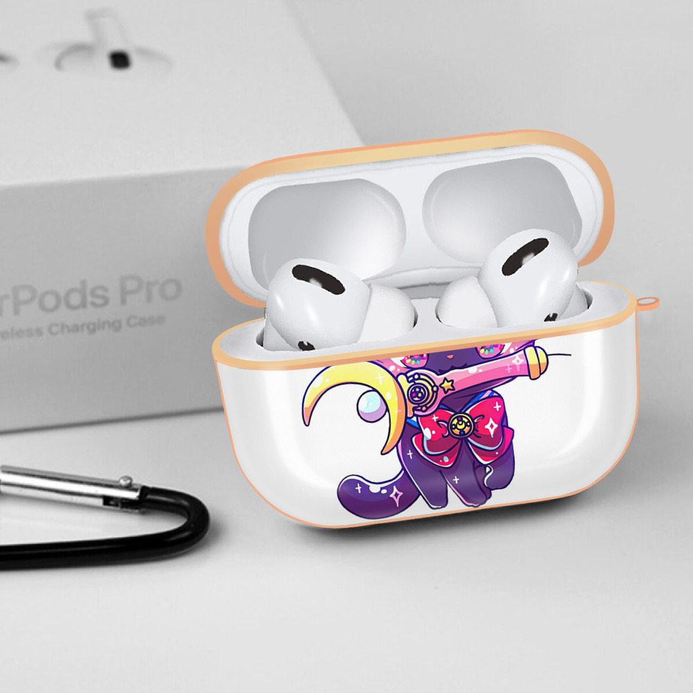 美少女戦士セーラームーン Sailor Moon 【AirPods Pro用】ハードシェル保護ケース｜耐衝撃・防指紋・カラビナ付き商品仕様
